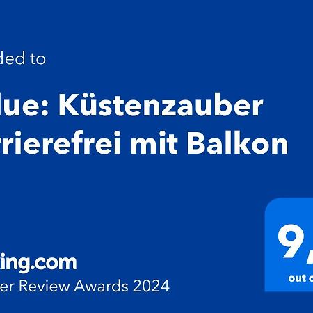 Cblue: Kuestenzauber Barrierefrei Mit Balkon Heiligenhafen Exteriér fotografie